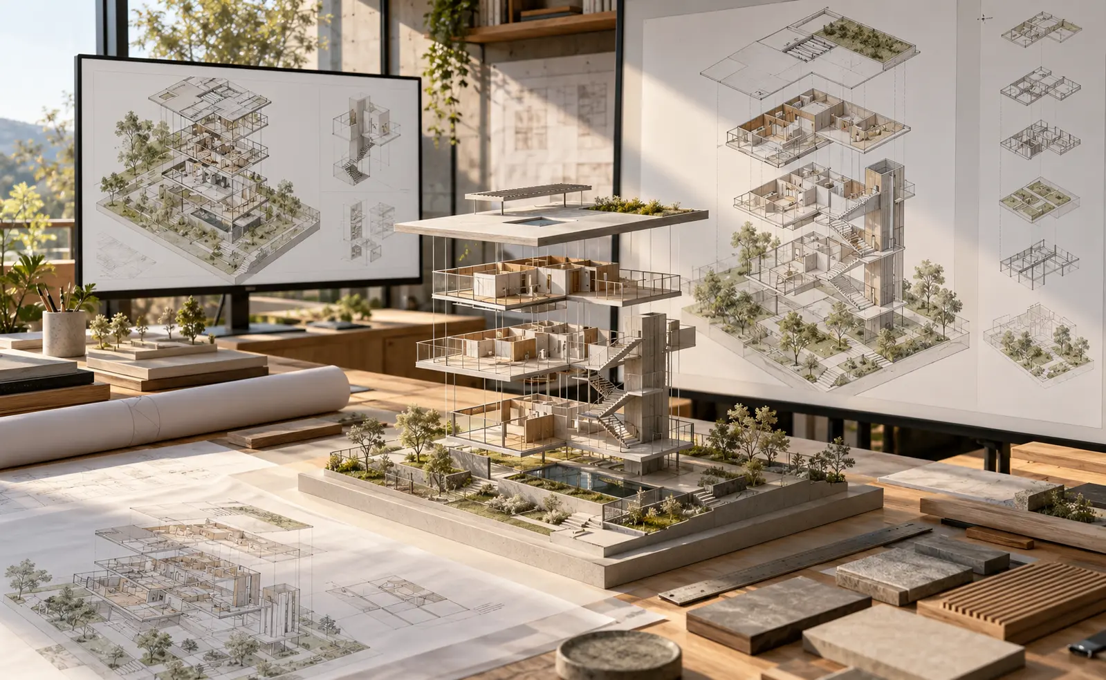 Axonometric projections are among the most useful architectural communication tools.