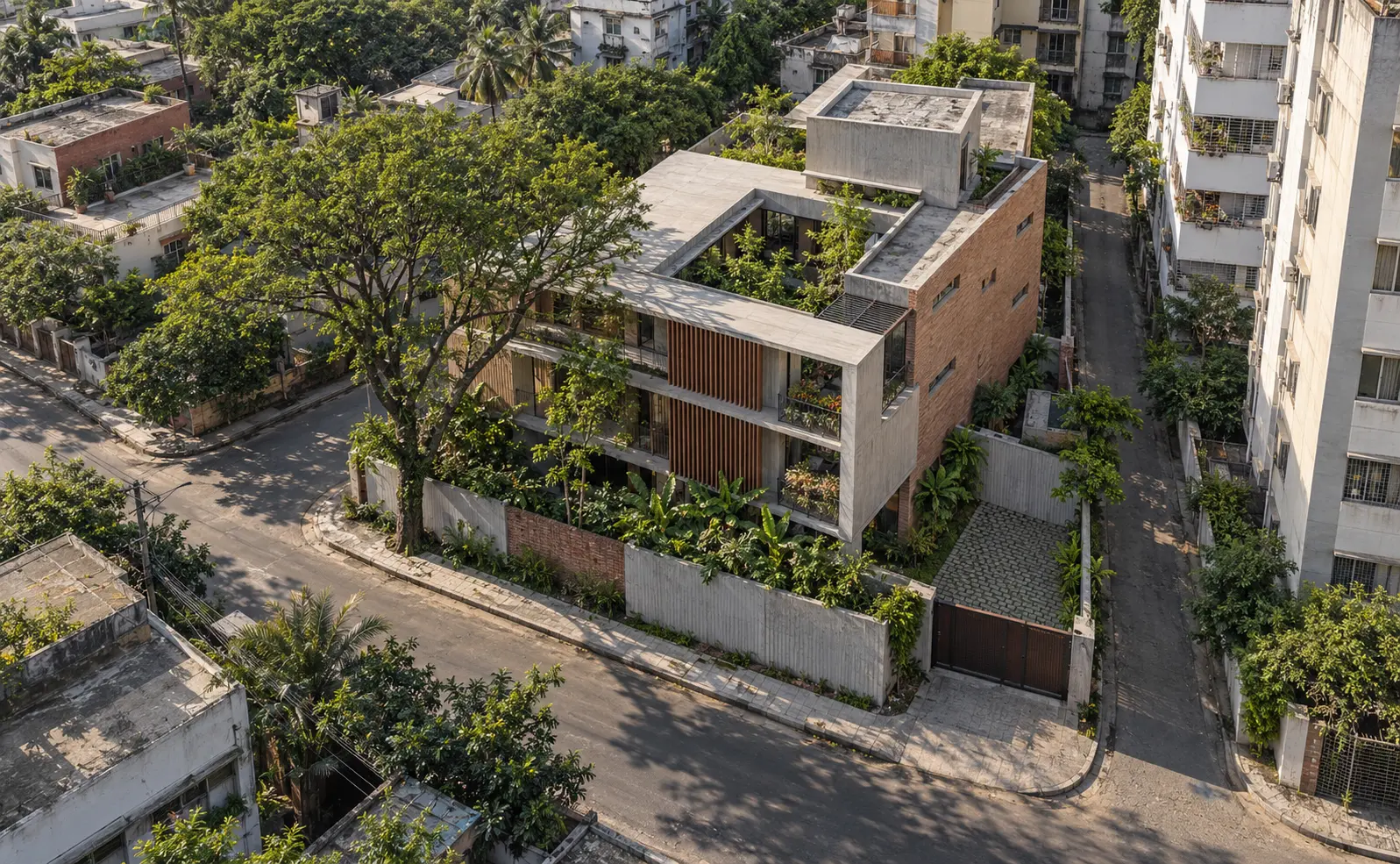 Design visualisation and completed photograph of [verified project name]